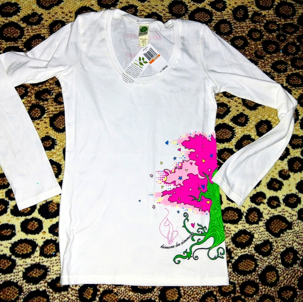 KIMORA LEE SIMMONS FITTED T SHIRT.